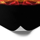 Roze Passion kaleidoscoop Poster (Hoek)