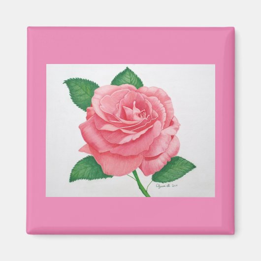 Roze Passion Magnet (Voorkant)