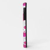Roze Passion Polka Dot Pattern Case-Mate iPhone Case (Achterkant/links)
