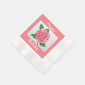 Roze Passion Standaard servet (Hoek)