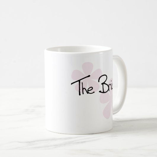 Roze pasta drijft de bride koffiemok (Voorkant rechts)