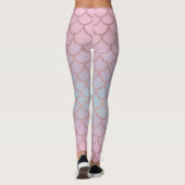 Roze pasta Leggings voor het smaakje (Achterkant)