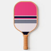 Roze pastaafband pickleball paddle (Voorkant)