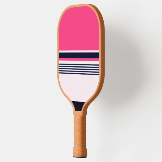 Roze pastaafband pickleball paddle (Links)