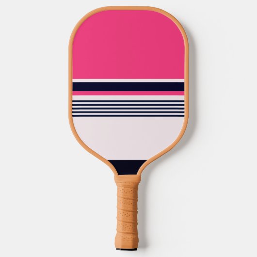 Roze pastaafband pickleball paddle (Achterkant)