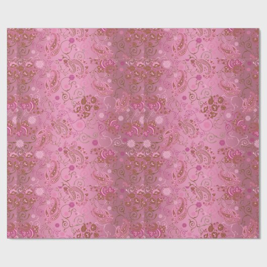 Roze pastalepapier cadeaupapier (Vlak)