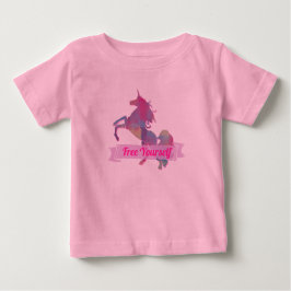 Roze pastel Abstract Unicorn Silhouette