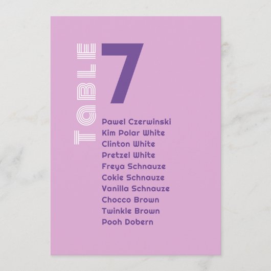 Roze Pastel AbstractArt Bruiloft Zitkaarten Kaart (Voorkant)