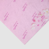 Roze Pastel Bloemblaadje Persoonlijk Weefsel Papie Tissuepapier (Detail)