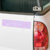 Roze Pastel Bumpersticker (Op Truck)