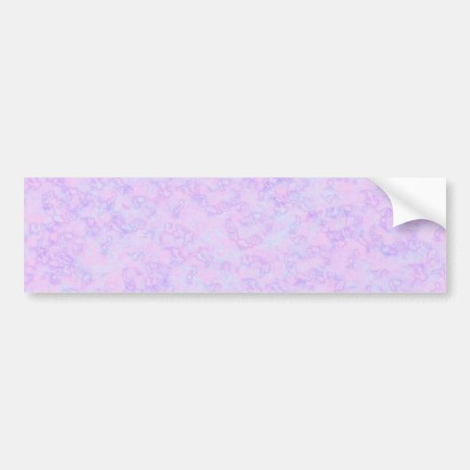 Roze Pastel Bumpersticker (Voorkant)