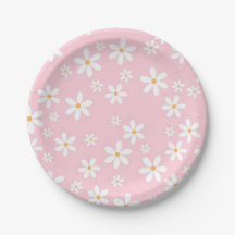Roze Pastel Daisies Servet