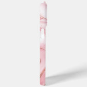 Roze Pastel Goud Glitter Marmer Case-Mate iPhone Case (Achterkant / Rechts)