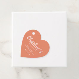 Roze pastel handschrift Retro Vrijgezellenfeest Fa Bedankjes Labels