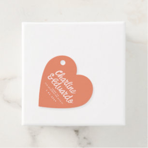 Roze pastel handschrift Retro Weddenschap Bedankt Bedankjes Labels