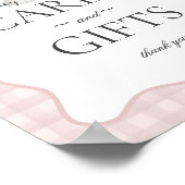 Roze Pastel Little Boo Ghost Kaarten & Geschenken  Poster (Hoek)