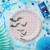 Roze Pastel Little Boo Ghost Verjaardag Dessert Papieren Bordje (Feest)