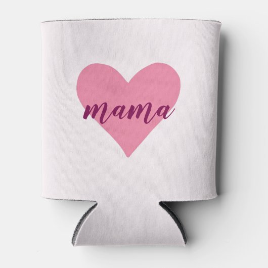 Roze Pastel Mama Koelbox - Moederdag Gift Blikjeskoeler (Voorkant)