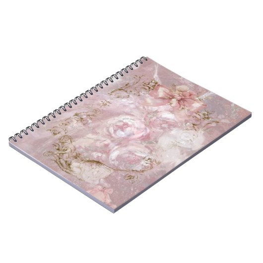 Roze pastel notitieboek (Linkerzijde)