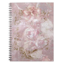 Roze pastel notitieboek