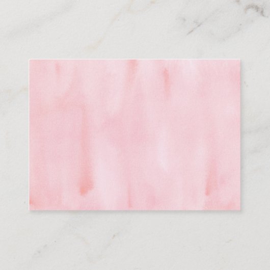 Roze pastel Onder het Zee Raad Hoeveel Spel Informatiekaartje (Achterkant)