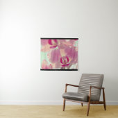 Roze pastel orchidee bloemfloral close wandkleed (In Situ (horizontaal))