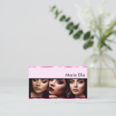 Roze Pastel Product Labels met Logo Foto's Schoon (Staand voorkant)