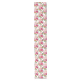 Roze Pastel Spring boeket van bloemen Lange Tafelloper