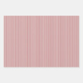 Roze Pastel Stripes Wrapping Paper Sheets (Voorkant 3)