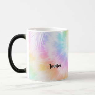 Roze Pastel Tie Dye Meisjesachtig Chic Magische Mok