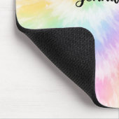 Roze Pastel Tie Dye Meisjesachtig Chic Muismat (Hoek)