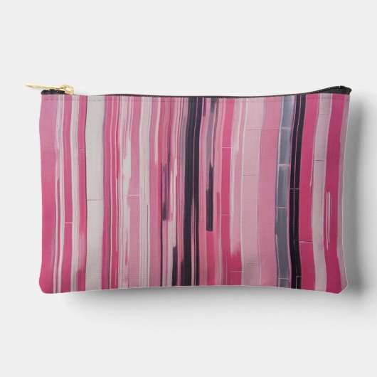 Roze Pastel Verticale Ontwerp Etui (Voorkant)