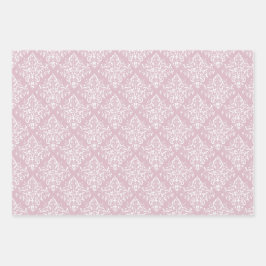  roze pastel voor haar 3 inpakpapier vel