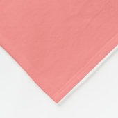 Roze Pastel & Witte Squircle Patroon Ontwerp Fleece Deken (Hoek)