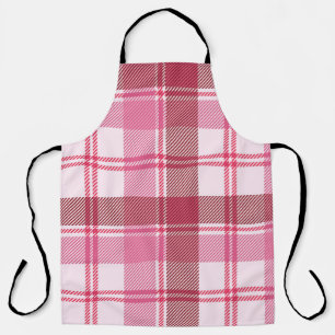 Roze pastel zonder naadloos patroon. Square grid p Schort