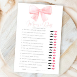 Roze pastelboog mama of papa raad eens wie het spe