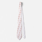 Roze pastelgordels stropdas (Voorkant)