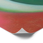 Roze pastelle van Georgia O'Keeffe - Afbraak Poster (Hoek)