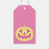Roze Pasteloween Schattige Eenhoorn Verjaardagsfee Cadeaulabel (Achterkant)