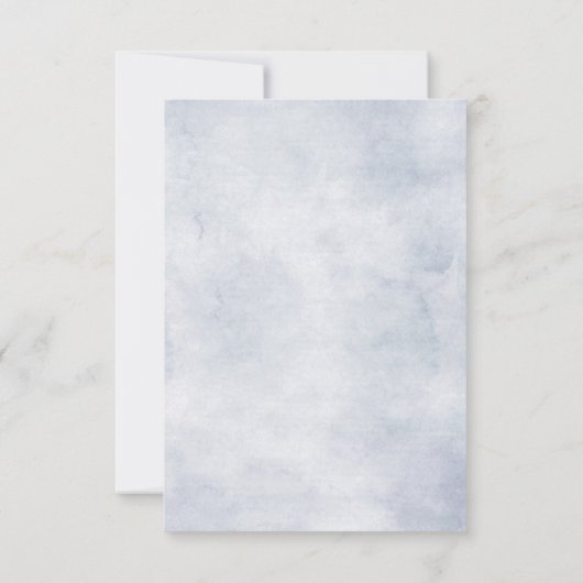 Roze pastelroze bruine hydrangeas RSVP kaartje (Achterkant)