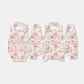  roze pastelrozenpatroon bedankdoosjes (Uitgevouwen)