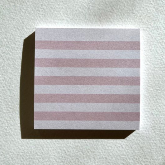 Roze pastelstreep Post-it notes