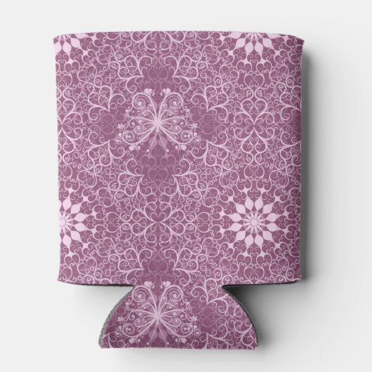 roze patroon blikjeskoeler (Achterkant)