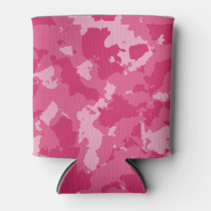 Roze Patroon Camo Blikjeskoeler