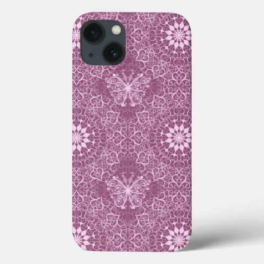  roze patroon Case-Mate iPhone case (Achterkant)