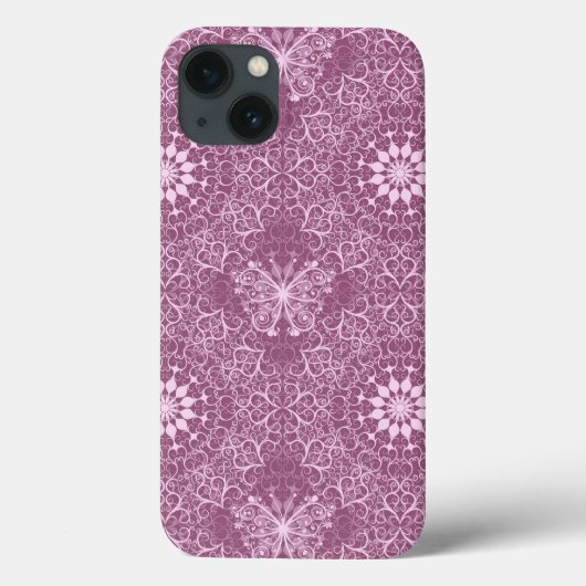  roze patroon Case-Mate iPhone case (Achterkant)