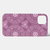  roze patroon Case-Mate iPhone case (Achterkant (horizontaal))