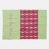 Roze Patroon Detail Theedoek (Horizontaal)