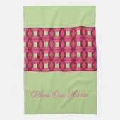 Roze Patroon Detail Theedoek (Verticaal)