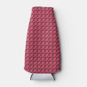 Roze patroon flesjeskoeler (Voorkant)